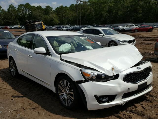 KNALN4D76E5166785 - 2014 KIA CADENZA PR WHITE photo 1