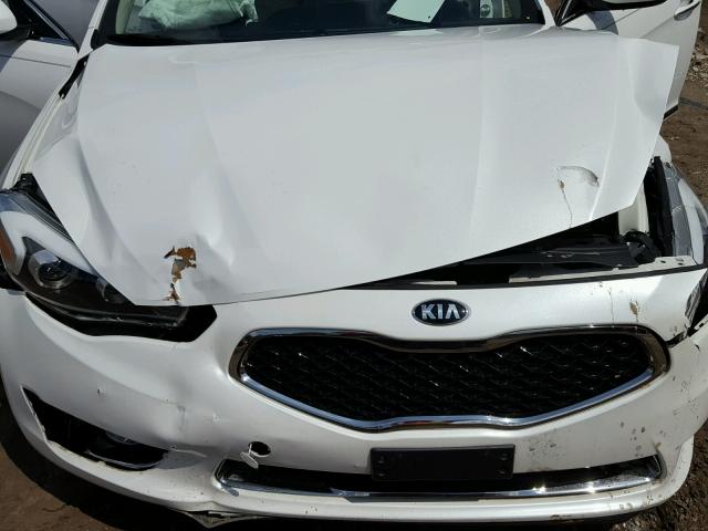 KNALN4D76E5166785 - 2014 KIA CADENZA PR WHITE photo 7