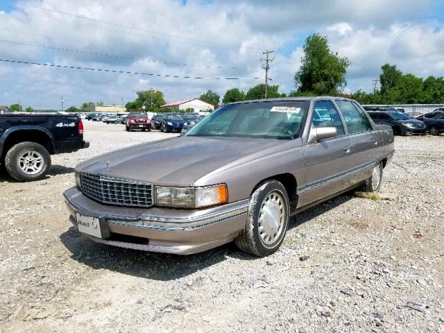 1G6KD52Y0TU310940 - 1996 CADILLAC DEVILLE BEIGE photo 2