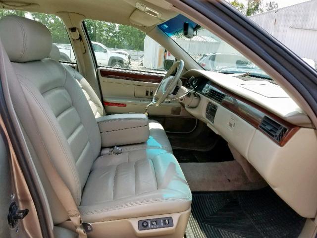 1G6KD52Y0TU310940 - 1996 CADILLAC DEVILLE BEIGE photo 5