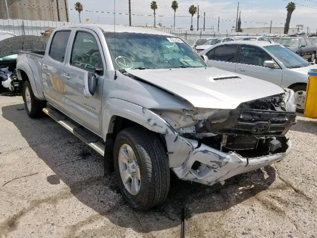 3TMKU4HN2DM037073 - 2013 TOYOTA TACOMA DOU SILVER photo 1