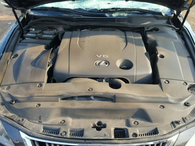 JTHCK262595035501 - 2009 LEXUS IS 250 GRAY photo 7