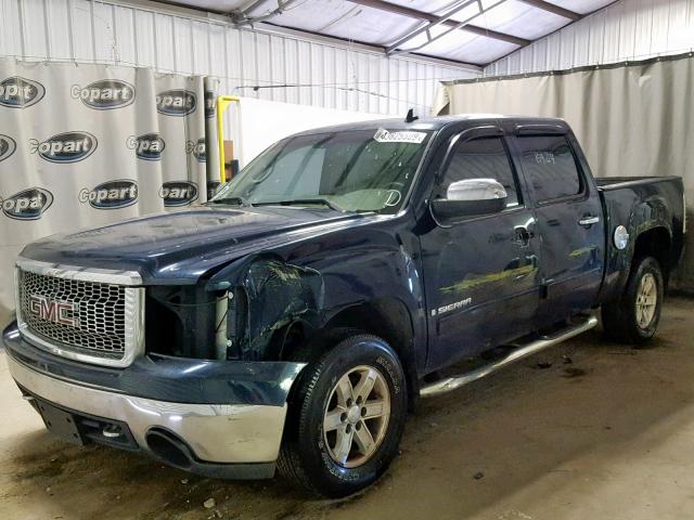 2GTEC130481150871 - 2008 GMC SIERRA C15 BLUE photo 2