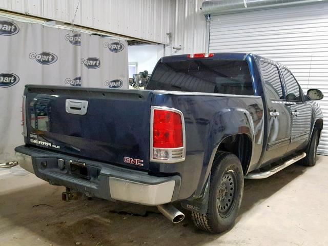 2GTEC130481150871 - 2008 GMC SIERRA C15 BLUE photo 4