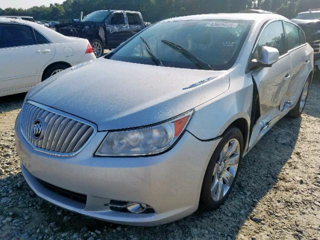 1G4GC5GD6BF282555 - 2011 BUICK LACROSSE C SILVER photo 2