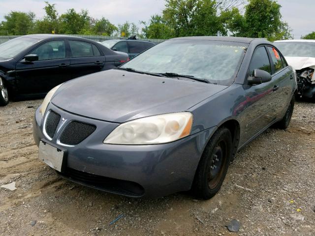 1G2ZF58B474259011 - 2007 PONTIAC G6 VALUE L CHARCOAL photo 2