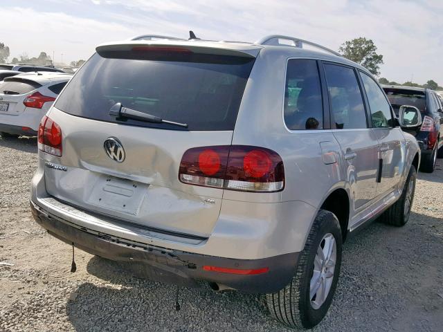 WVGBE77L78D058187 - 2008 VOLKSWAGEN TOUAREG 2 SILVER photo 4