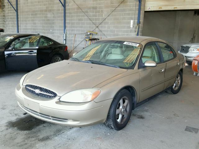 1FAFP55U81A132052 - 2001 FORD TAURUS SES GOLD photo 2