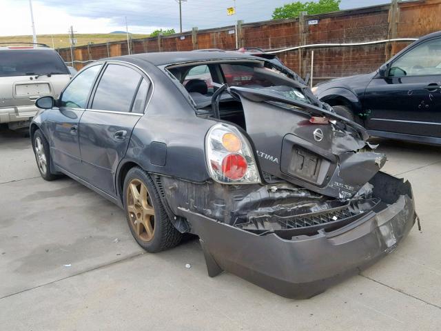 1N4BL11E14C162231 - 2004 NISSAN ALTIMA SE GRAY photo 3