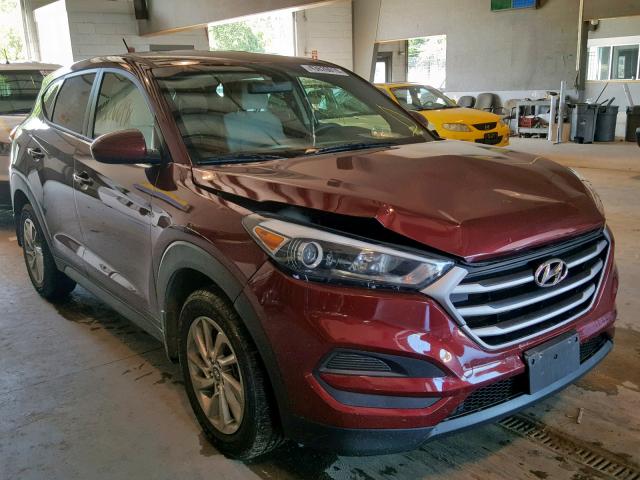 KM8J23A45HU538436 - 2017 HYUNDAI TUCSON SE BURGUNDY photo 1