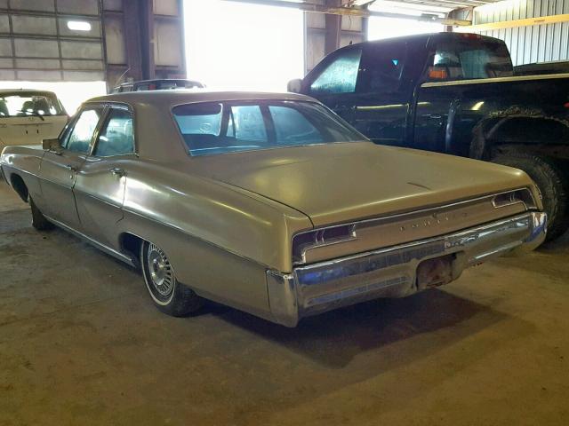 252697P325201 - 1967 PONTIAC CATALINA TAN photo 3