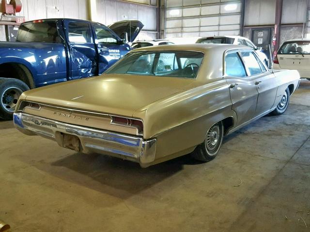 252697P325201 - 1967 PONTIAC CATALINA TAN photo 4