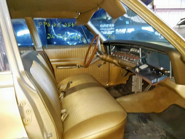 252697P325201 - 1967 PONTIAC CATALINA TAN photo 5