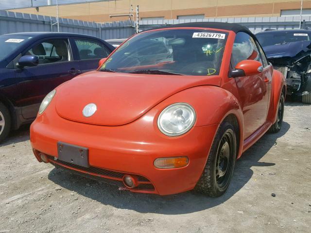 3VWCM21Y05M364583 - 2005 VOLKSWAGEN NEW BEETLE ნარინჯისფერი ფოტო 2