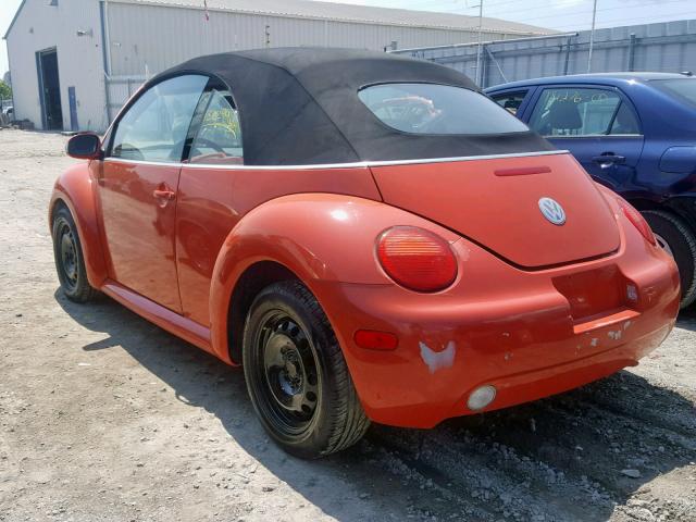 3VWCM21Y05M364583 - 2005 VOLKSWAGEN NEW BEETLE ნარინჯისფერი ფოტო 3