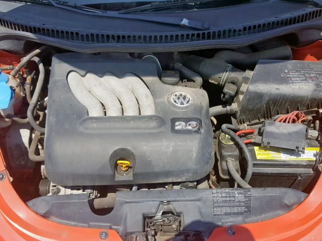 3VWCM21Y05M364583 - 2005 VOLKSWAGEN NEW BEETLE ნარინჯისფერი ფოტო 7