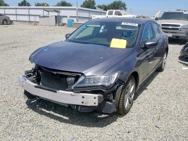 19UDE2F3XHA014043 - 2017 ACURA ILX BASE CHARCOAL photo 2