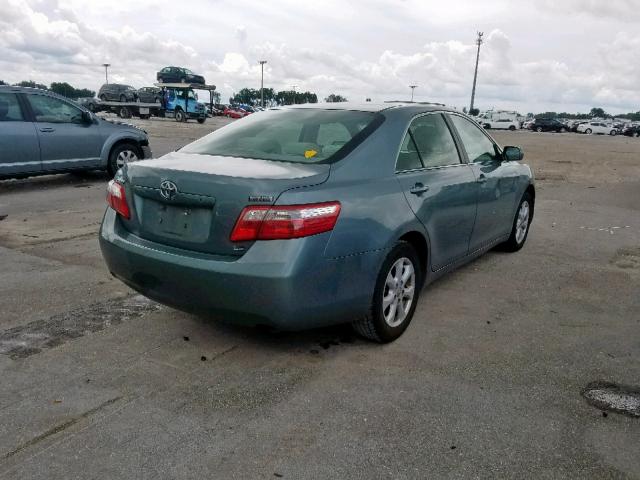 4T1BE46K47U657165 - 2007 TOYOTA CAMRY NEW GREEN photo 4