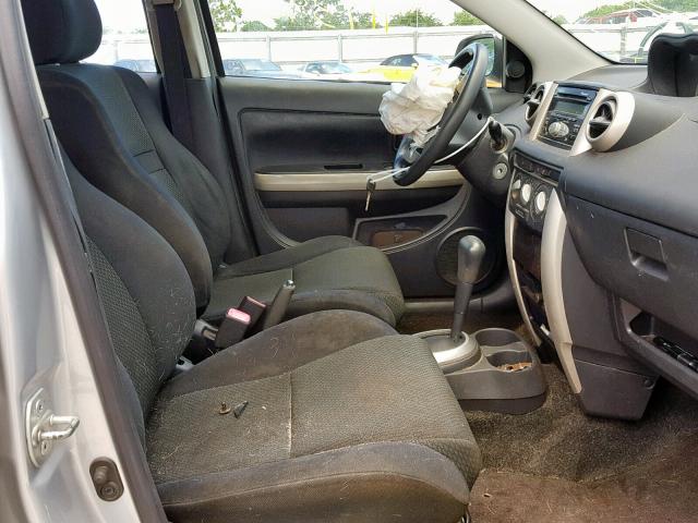 JTKKT624360171152 - 2006 TOYOTA SCION XA SILVER photo 5