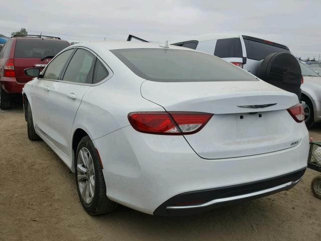 1C3CCCAB1HN509068 - 2017 CHRYSLER 200 LIMITE WHITE photo 3