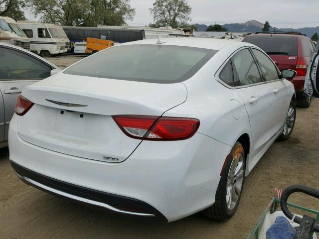 1C3CCCAB1HN509068 - 2017 CHRYSLER 200 LIMITE WHITE photo 4