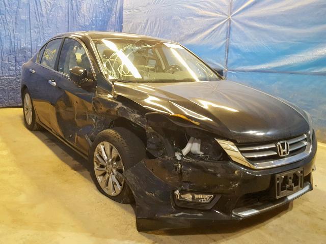 1HGCR2F89DA104922 - 2013 HONDA ACCORD EXL BLACK photo 1