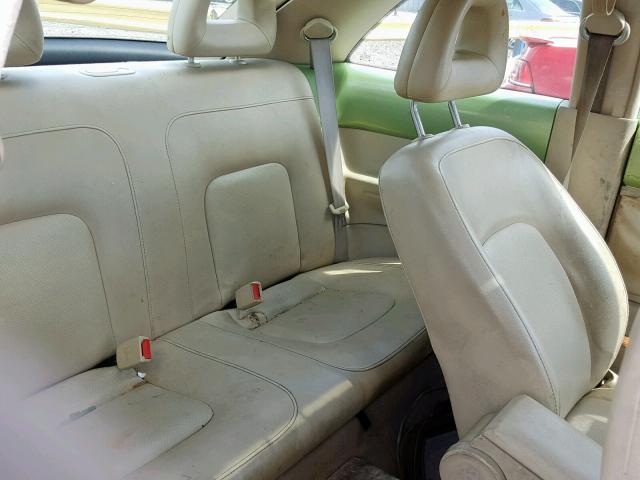 3VWCC21CX1M424533 - 2001 VOLKSWAGEN NEW BEETLE 绿色 照片 6