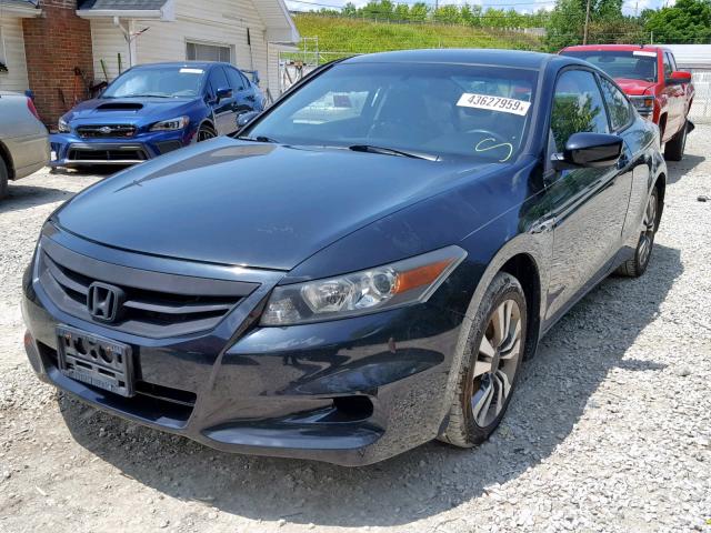 1HGCS1B85CA018896 - 2012 HONDA ACCORD EXL BLACK photo 2