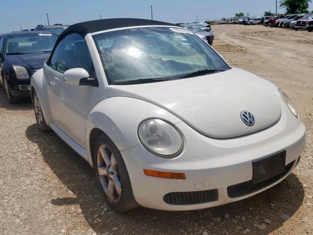 3VWFF31Y87M411861 - 2007 VOLKSWAGEN NEW BEETLE Weiß Foto 1