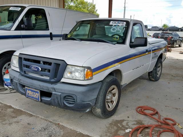 1FTKR1AD1APA43051 - 2010 FORD RANGER WHITE photo 2