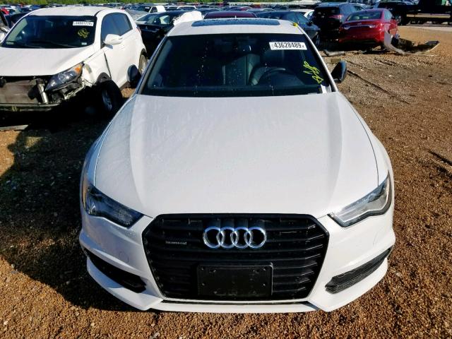 WAUF3AFC2JN104953 - 2018 AUDI A6 PREMIUM WHITE photo 9