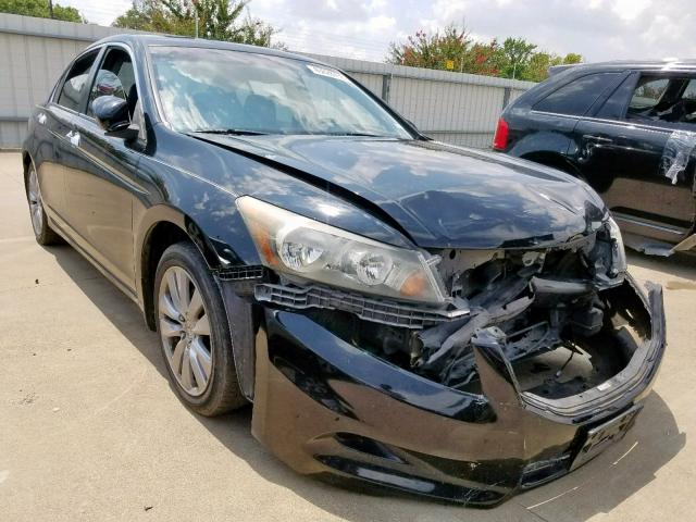 5KBCP3F80BB003543 - 2011 HONDA ACCORD EXL BLACK photo 1