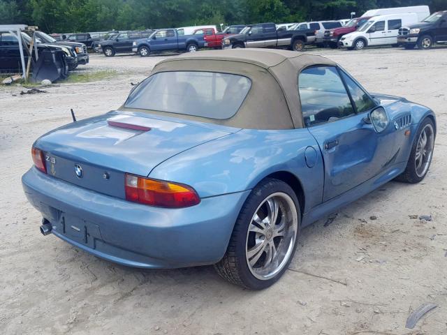 4USCH7329WLE08173 - 1998 BMW Z3 1.9 BLUE photo 4