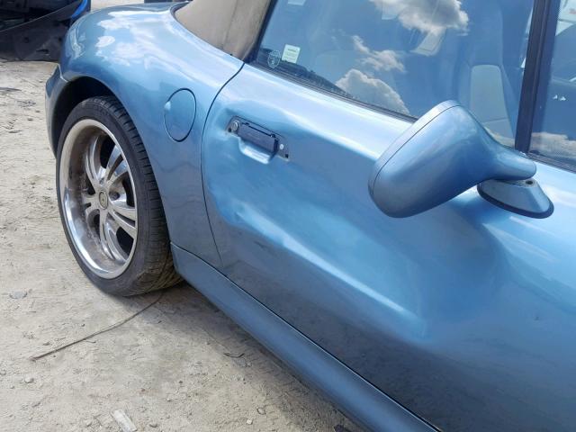 4USCH7329WLE08173 - 1998 BMW Z3 1.9 BLUE photo 9