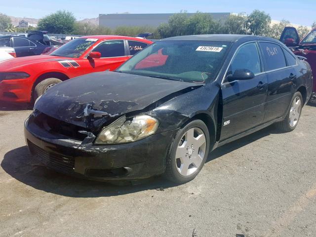 2G1WD58C169232222 - 2006 CHEVROLET IMPALA SUP შავი ფოტო 2