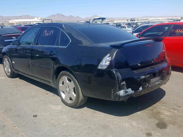 2G1WD58C169232222 - 2006 CHEVROLET IMPALA SUP შავი ფოტო 3