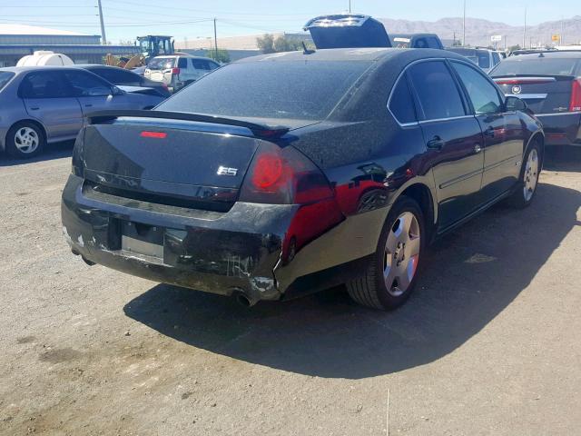 2G1WD58C169232222 - 2006 CHEVROLET IMPALA SUP შავი ფოტო 4