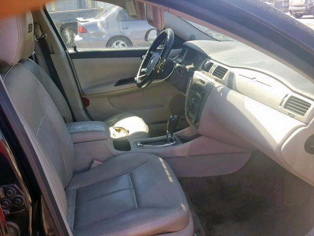 2G1WD58C169232222 - 2006 CHEVROLET IMPALA SUP შავი ფოტო 5