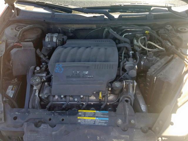 2G1WD58C169232222 - 2006 CHEVROLET IMPALA SUP შავი ფოტო 7