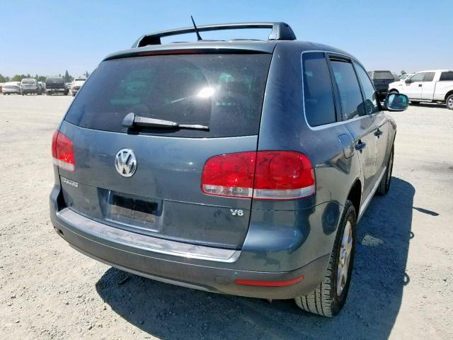 WVGZG77L86D044028 - 2006 VOLKSWAGEN TOUAREG 3. BLUE photo 4