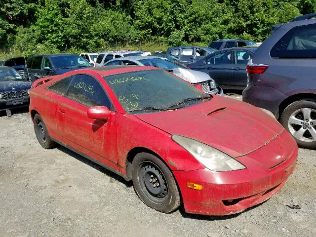 JTDDR32T730165452 - 2003 TOYOTA CELICA GT RED photo 1