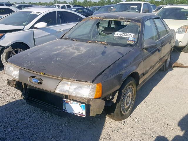 1FACP52U4LA194297 - 1990 FORD TAURUS GL BEIGE photo 2