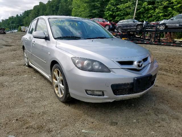 JM1BK344081161830 - 2008 MAZDA 3 HATCHBAC SILVER photo 1