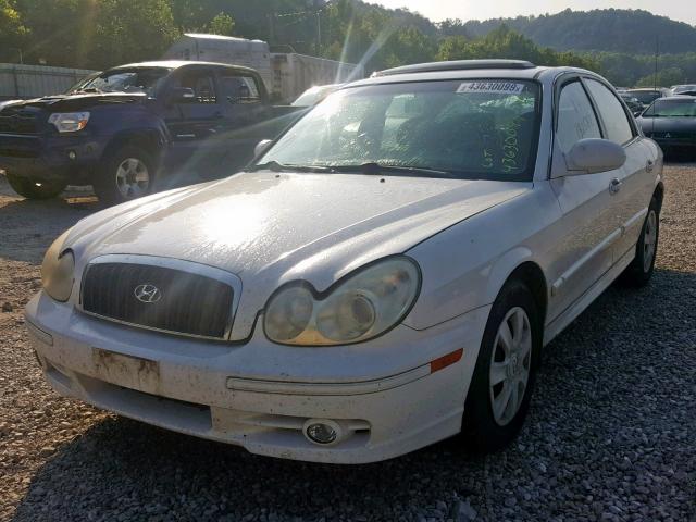 KMHWF25S43A902398 - 2003 HYUNDAI SONATA GL WHITE photo 2