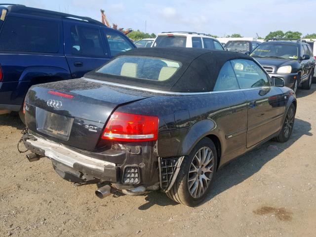 WAUDF48HX9K005867 - 2009 AUDI A4 2.0T CA BLACK photo 4