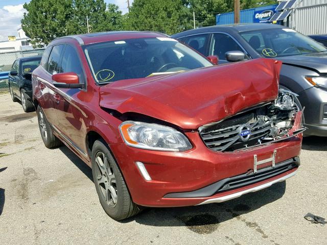 YV4902RB2F2594642 - 2015 VOLVO XC60 T6 MAROON photo 1