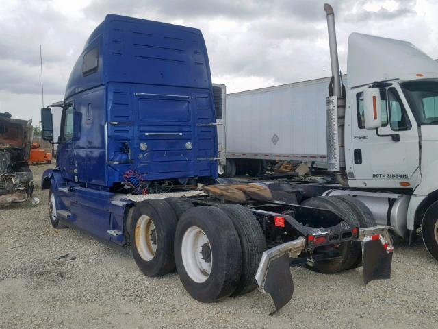 4V4N99EH9FN922183 - 2015 VOLVO VN VNL BLUE photo 3