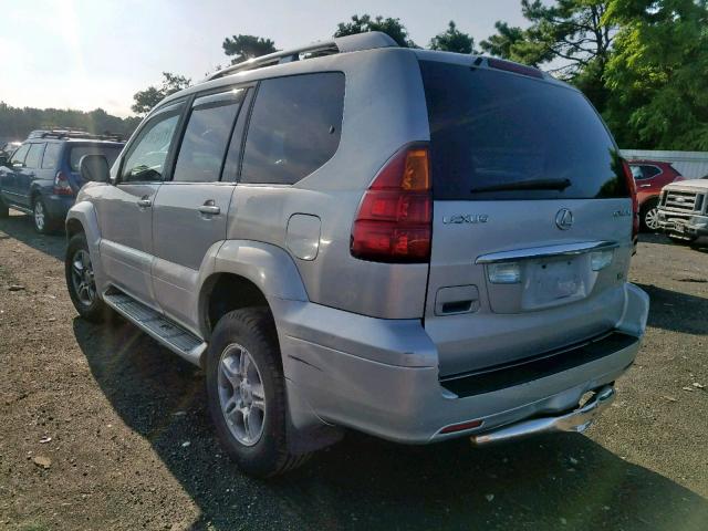 JTJBT20X940058233 - 2004 LEXUS GX 470 SILVER photo 3