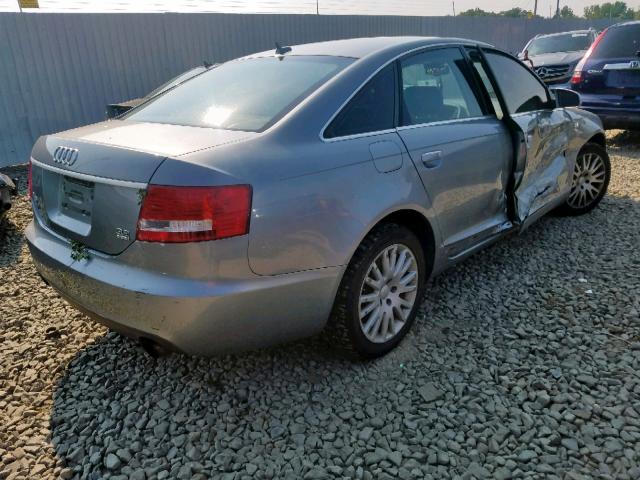 WAUDH74F77N067528 - 2007 AUDI A6 3.2 QUA GRAY photo 4