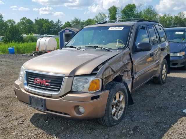 1GKDT13S622443289 - 2002 GMC ENVOY TAN photo 2